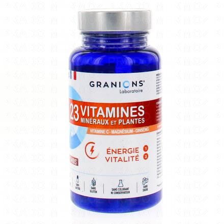 GRANIONS Immunité & Energie - 23 Vitamines, Minéraux et Plantes 90 comprimés