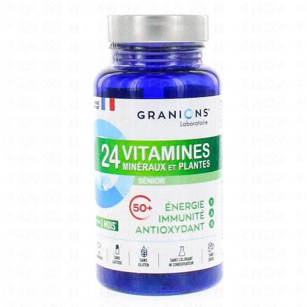 GRANIONS Immunité & Energie - 24 Vitamines Minéraux et Plantes 90 comprimés