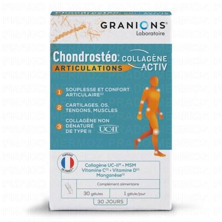 CHONDROSTEO Collag&egrave;ne ACTIV articulations boite de 30 g&eacute;lules