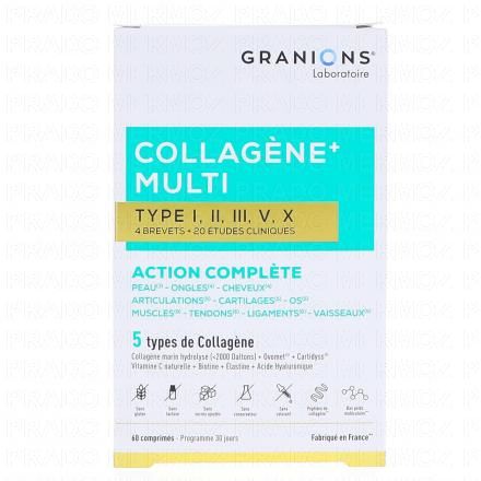 GRANIONS Collagene+ Multi x60 comprim&eacute;s