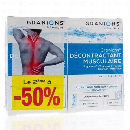 GRANIONS Décontractant musculaire 60 comprimés (lot de 2)