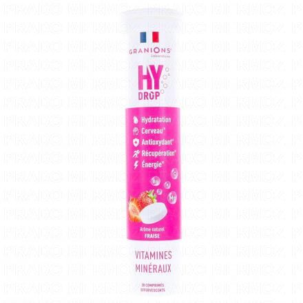 GRANIONS Hydrop Pastilles Hydratation x20 comprimés (fraise)