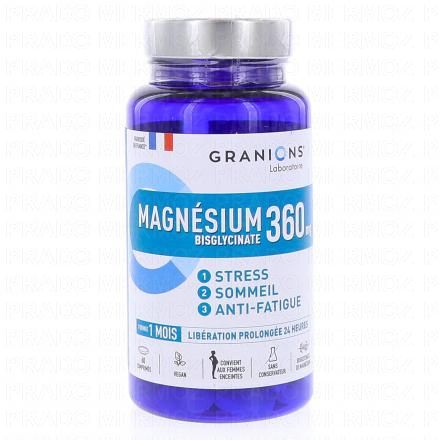 GRANIONS Immunit&eacute; & Energie - Magn&eacute;sium Bisglycinate 360mg