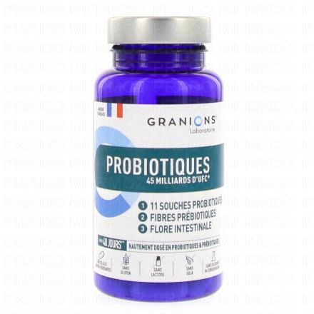 GRANIONS Immunit&eacute; & Energie - Probiotique 45 Milliards d'UFC x40 g&eacute;lules