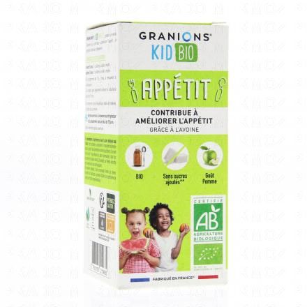 GRANIONS Kid bio app&eacute;tit go&ucirc;t pomme 125ml