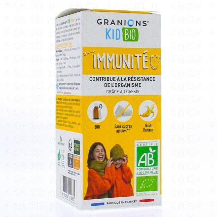 GRANIONS Kid bio immunité saveur banane 125ml