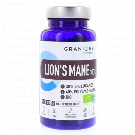 GRANIONS Lion's Mane 1000mg bio x90 g&eacute;lules