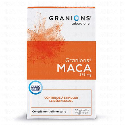 GRANIONS Les essentiels - Maca g&eacute;lules v&eacute;g&eacute;tales x 30