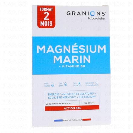 GRANIONS Magn&eacute;sium Marin 300g x60 g&eacute;lules
