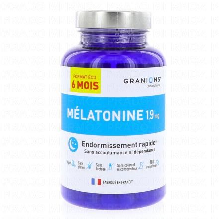 GRANIONS M&eacute;latonine 1,9 mg x180 comprim&eacute;s