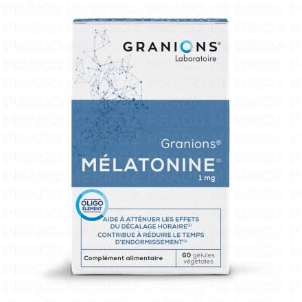 GRANIONS Les essentiels - Melatonine 1mg 60 g&eacute;lules