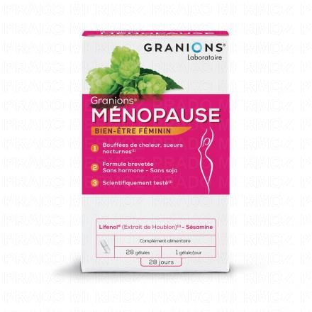 GRANIONS Menopause bo&icirc;te de 28 comprim&eacute;s