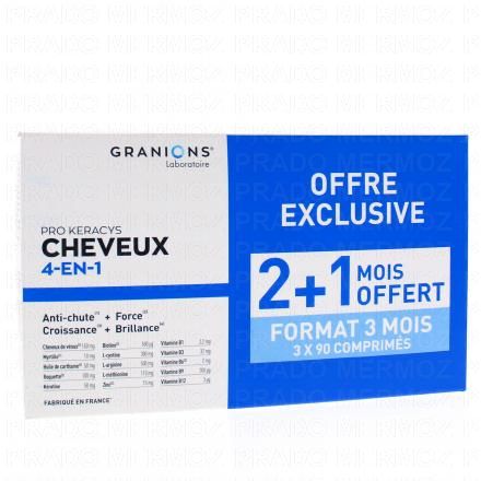 GRANIONS Pro Keracys Cheveux 4en1 (3x90 comprim&eacute;s)
