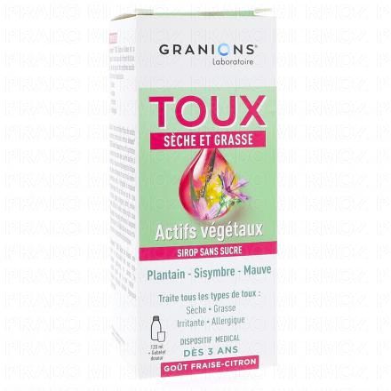 GRANIONS Sirop Toux Sèche Et Grasse - Actif végétaux 120ml