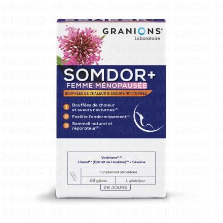 GRANIONS Somdor+ Femme ménopausée boîte 28 gélules