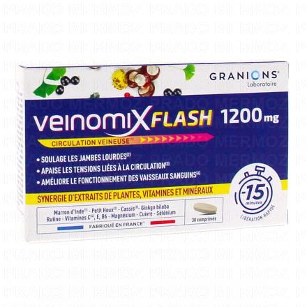 GRANIONS Veinomix flash x30 comprimés