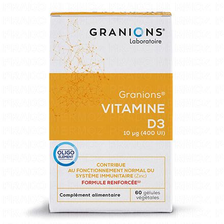 GRANIONS Vitamine D3 10µG (400 UI)