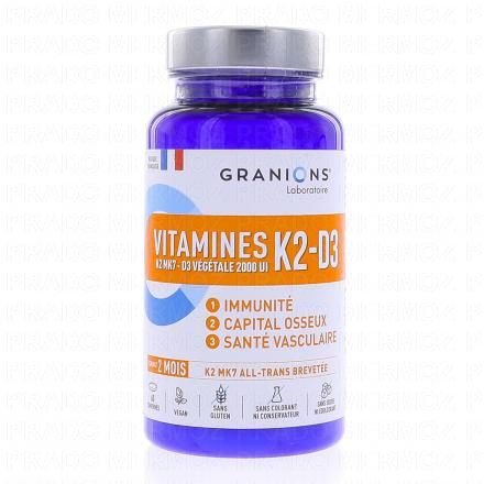 GRANIONS Vitamines K2-D3 x60 comprimés