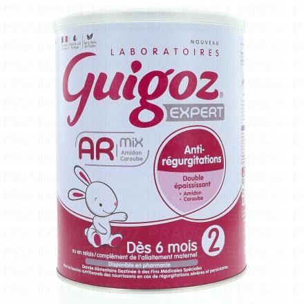 GUIGOZ Expert AR Mix Lait de suite 2&egrave;me &acirc;ge 780g