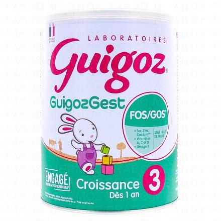 GUIGOZ Guigozgest Lait de Croissance 3&egrave;me &acirc;ge 800g