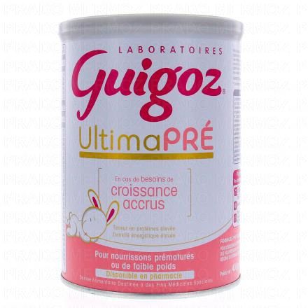 GUIGOZ Ultima Pr&eacute; Lait Nourrisson pr&eacute;matur&eacute; ou faible poids 400g