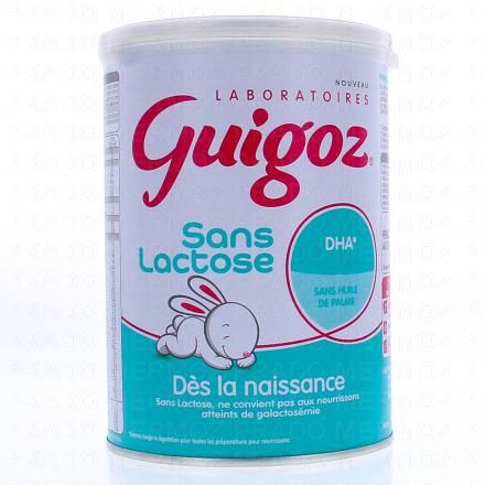 GUIGOZ Lait Infantile sans lactose 1er &acirc;ge 400g