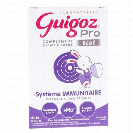 GUIGOZ Pro B&eacute;b&eacute; - Syst&egrave;me Immunitaire x21 sachets