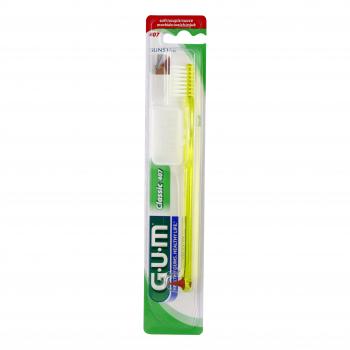 GUM Classic - Brosse &agrave; dents souple 4 rangs n&deg;407