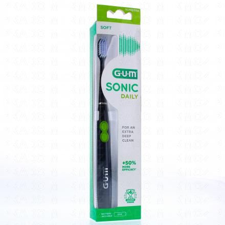 GUM ActiVital Sonic brosse &agrave; dents souple &agrave; piles x1 + pile rempla&ccedil;able AAA incluse