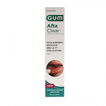 GUM Afta Clear gel aphtes et lésions buccales