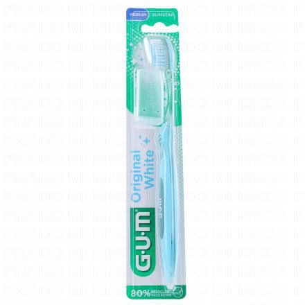 GUM Brosse &agrave; dents Original White (m&eacute;dium)