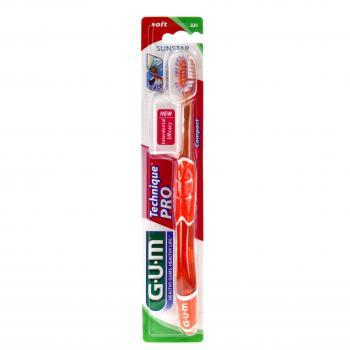 GUM Technique PRO brosse &agrave; dents compacte n&deg;525 souple (x1)