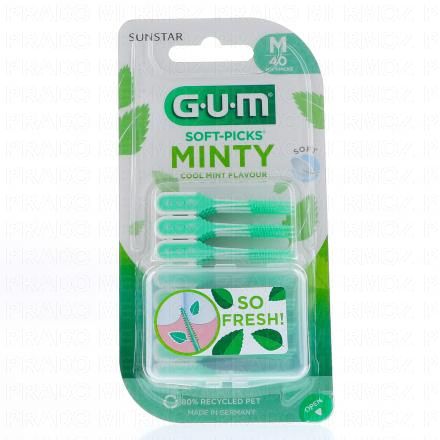 GUM Soft-Picks Comfort Flex b&acirc;tonnet interdentaire M&eacute;dium (x40)