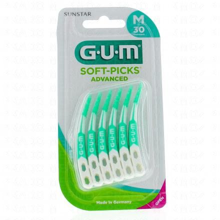 GUM Soft Picks advanced regular (taille m lot de 30)