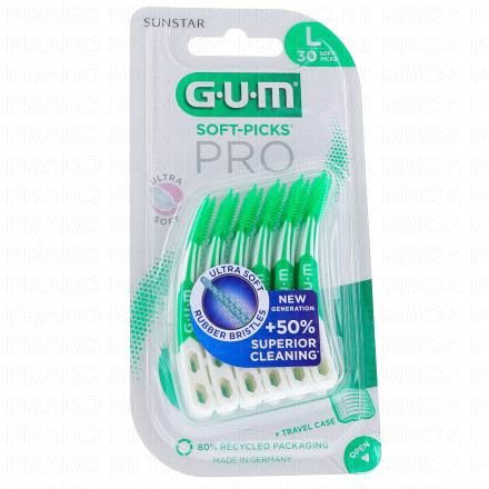 GUM Soft Picks advanced regular (taille l lot de 30)