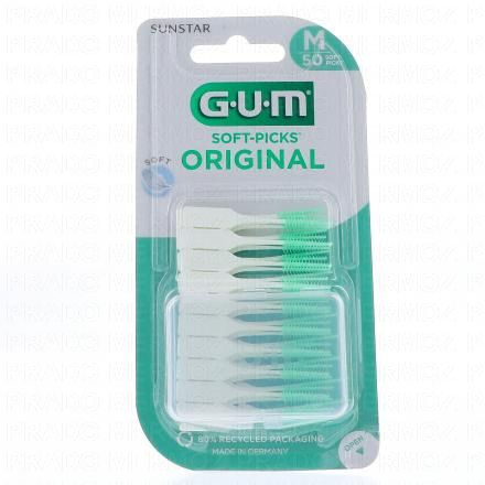 GUM Soft picks original b&acirc;tonnet interdentaire Medium (x50)