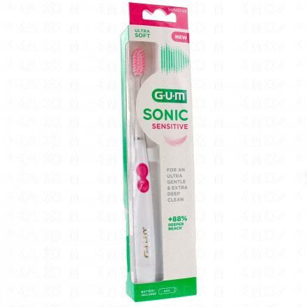 GUM Sonic sensitive Brosse &agrave; dents &eacute;lectrique ultra souple