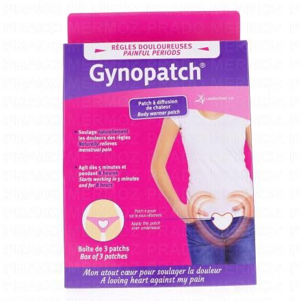 GYNOPATCH Patch pour règles douloureuses (lot de 3)