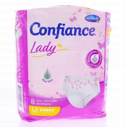 HARTMANN Confiance Lady Sous-v&ecirc;tements absorbants x8