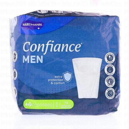 HARTMANN Confiance Men Protection Anti Fuites Urinaires x14 (2 gouttes)