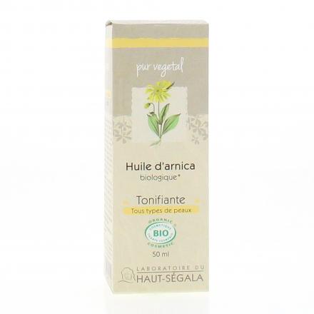 HAUT-SEGALA Huile végétale d'Arnica BIO flacon 50 ml