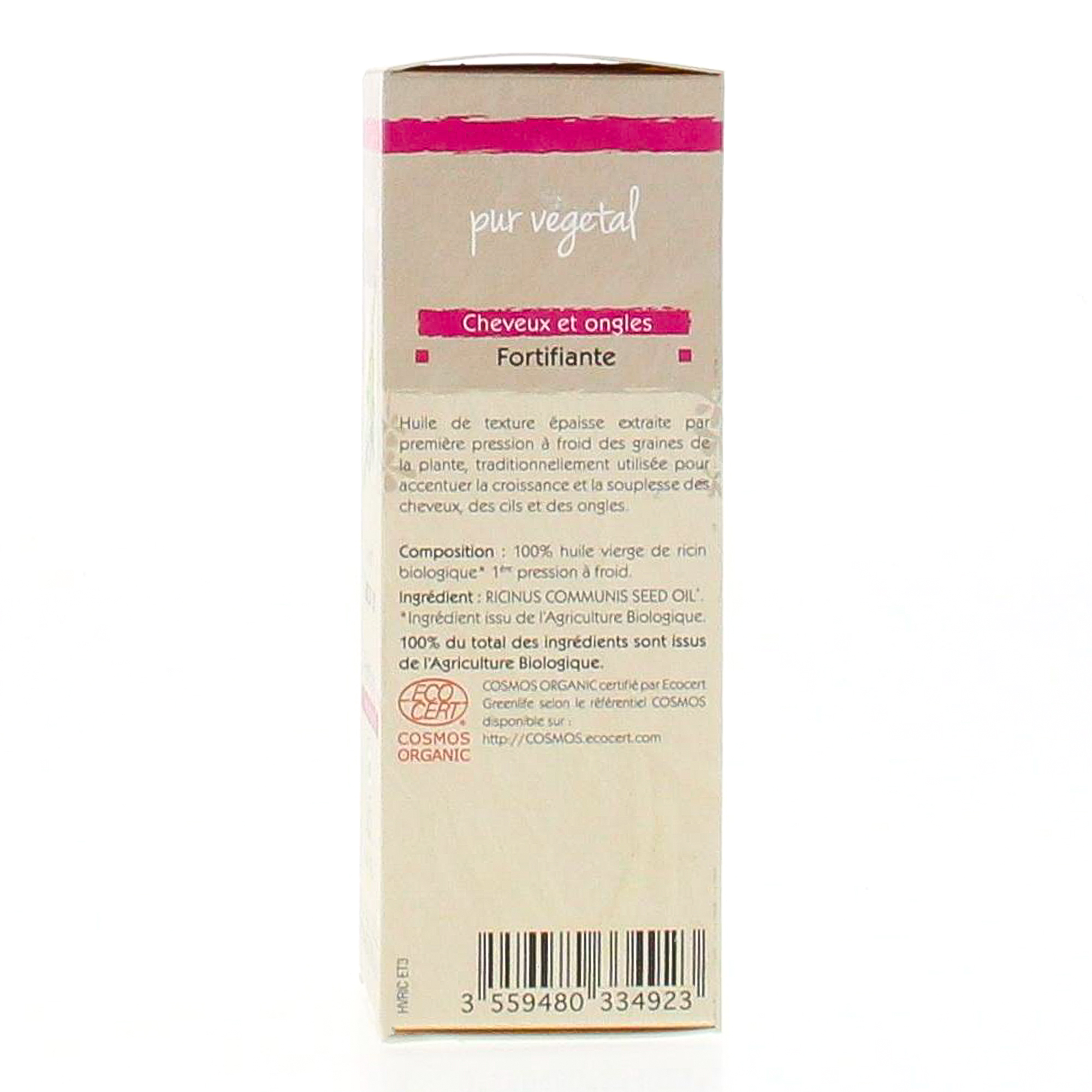 Haut Segala Huile De Ricin Bio Flacon 50 Ml