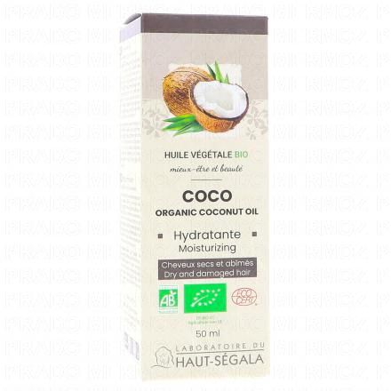 HAUT-SEGALA Huile végétale de coco bio (50ml)
