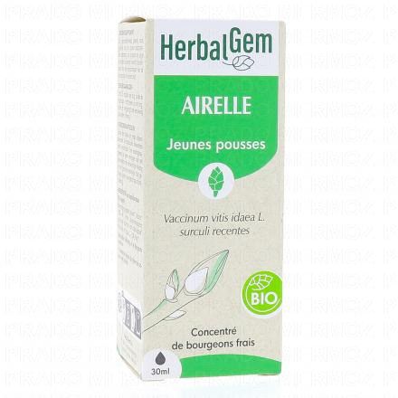 HERBALGEM Concentr&eacute; de bourgeons frais - Airelle jeunes pousses Bio 30ml
