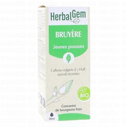 HERBALGEM Concentr&eacute; de bourgeons frais - Bruy&egrave;re bio 30ml