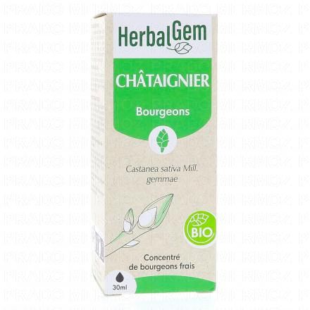 HERBALGEM Concentr&eacute; de bourgeons frais - Ch&acirc;taigner bourgeons Bio 30ml