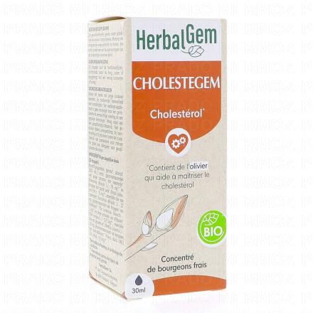 HERBALGEM Concentr&eacute; de bourgeons frais - Cholestegem Cholest&eacute;rol Bio 30ml