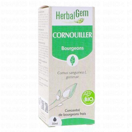 HERBALGEM Concentr&eacute; de bourgeons frais - Cornouiller Bio 30ml