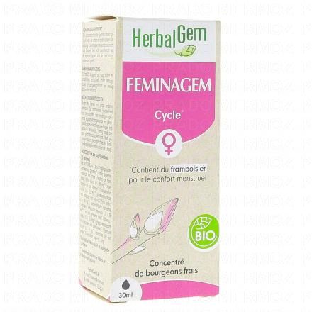HERBALGEM Concentr&eacute; de bourgeons frais - Feminagem Cycle bio 30 ml
