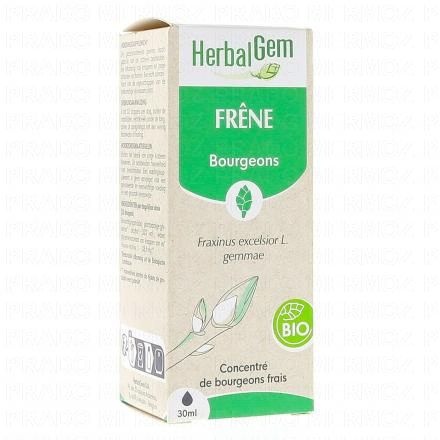 HERBALGEM Concentr&eacute; de bourgeons frais - Fr&ecirc;ne bourgeons bio 30ml